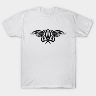 Fish is a sign of Jesus and the first Christians. Tattoo style. T-Shirt